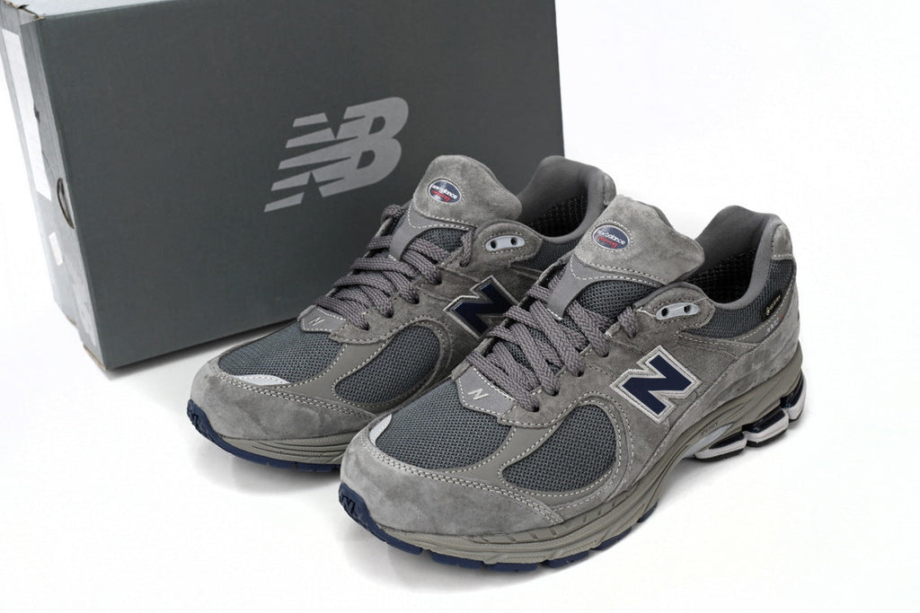 New Balance 2002R Women's & Men's Grey & Navy Retro Lifestyle Sneakers