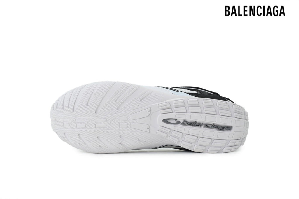 Balenciaga Kicker men's shoes  women sneakers Black White Light Blue
