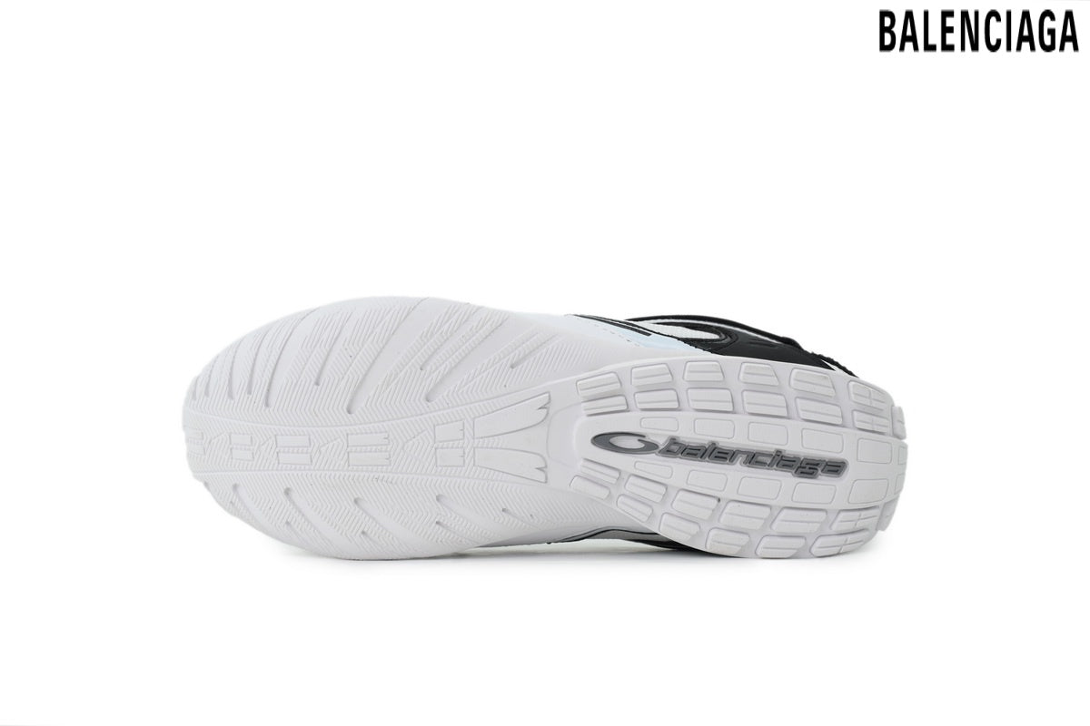 Balenciaga Drive men's shoes  women sneakers – White & Black