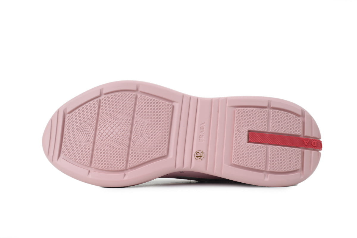 Prada America's Cup Sneakers   slip ons womens  prada designer mens shoes  Pinkish-gray