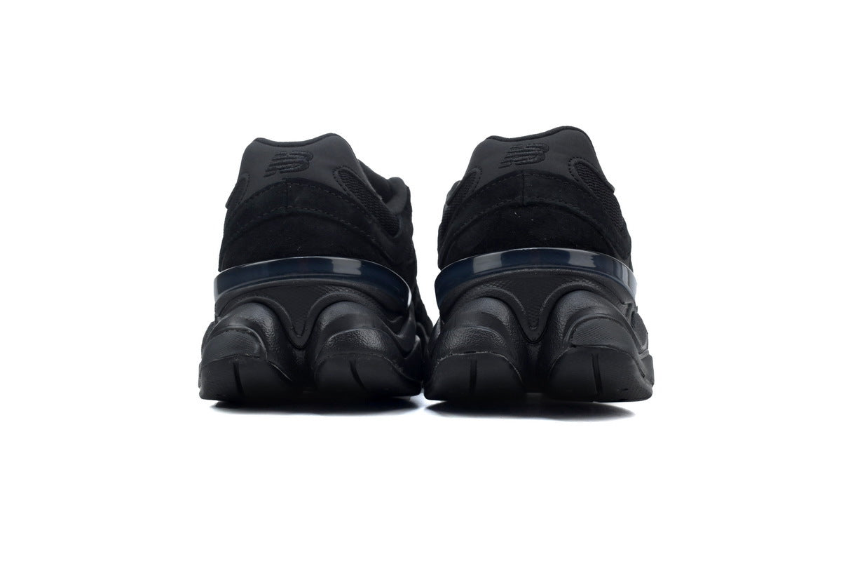 New Balance 9060 Women's & Men's All Black Chunky Retro Sneakers