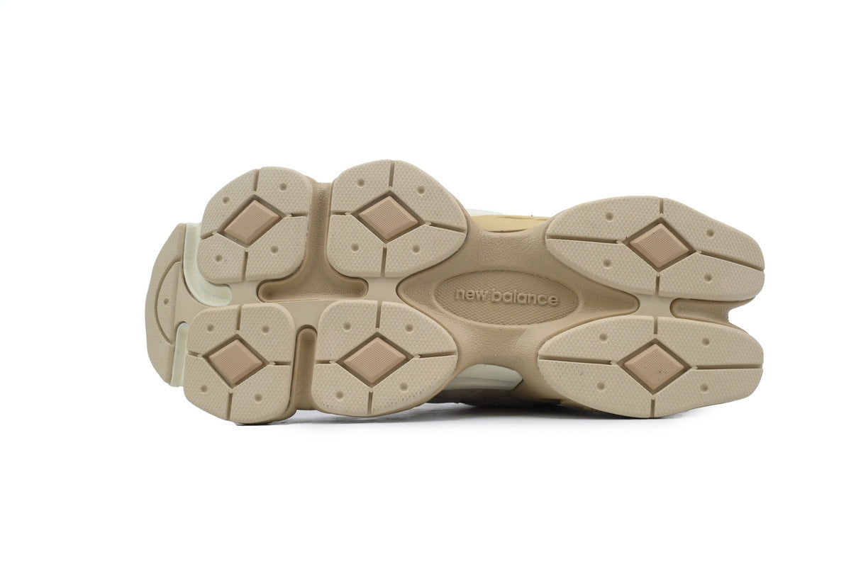 New Balance 9060 Women's & Men's Beige Sand Cream Chunky Retro Sneakers