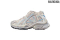 Balenciaga Runner men's shoes  women sneakers – Beige & Blue