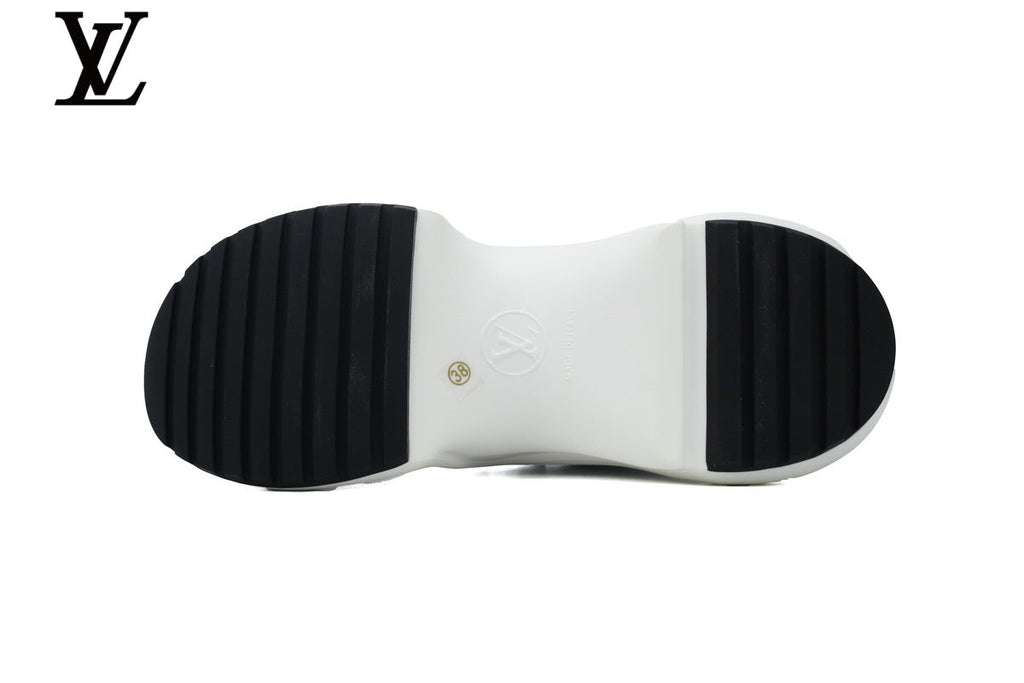 Louis Vuitton shoes for man  women Archlight Sneaker – White & Black Monogram