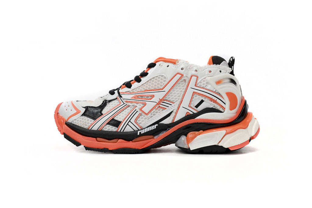 Balenciaga men's shoes Track Runner Sneaker – Distressed Low-Top  balenciaga runners Orange