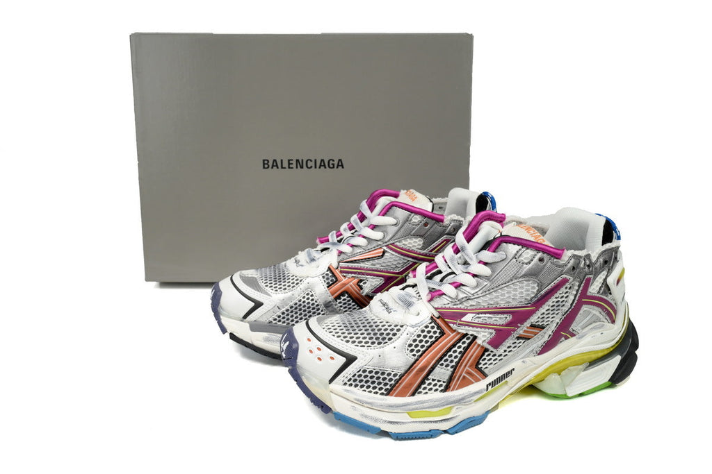 Balenciaga men's shoes Track Runner Sneaker – Distressed Low-Top balenciaga runners