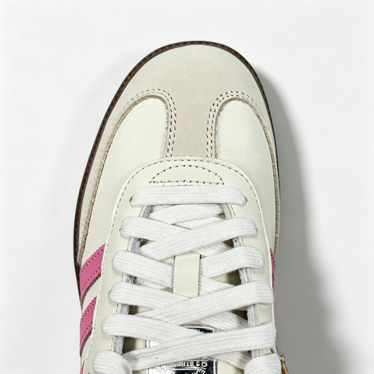 adidas samba  women's shoes  men's samba sneakers adidas sambaOG – Women's Off-White / Sandy Pink / Gum
