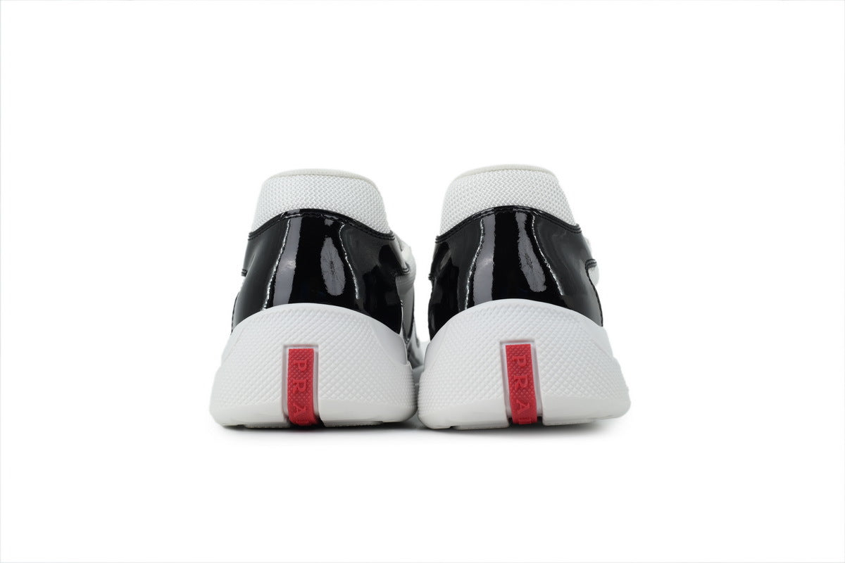 Prada America's Cup Sneakers   slip ons womens  prada designer mens shoes  white black