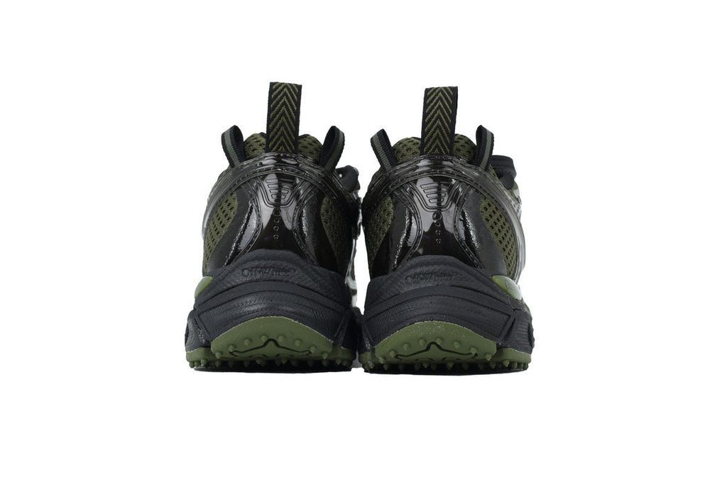 Off-White Be Right Back Women's Men's Black & Dark Olive Chunky Sneakers