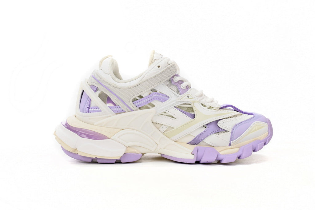 Balenciaga men's shoes  Track.2 Sneakers balenciaga runners White and purple