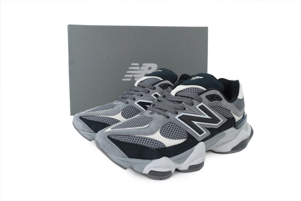 New Balance 9060 Women's & Men's Black & Grey Chunky Retro Sneakers