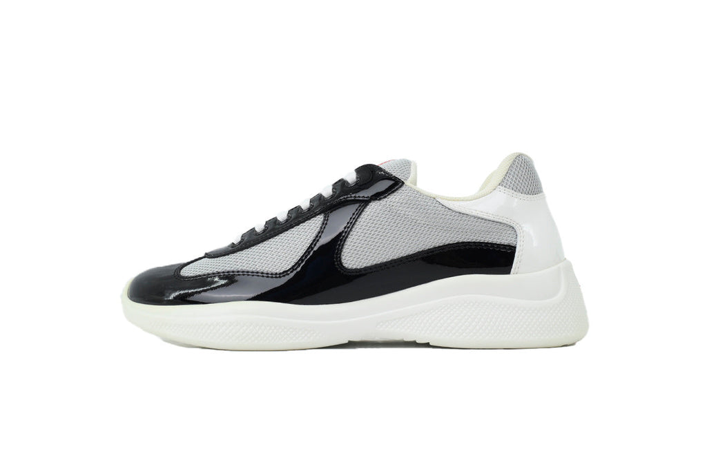 Prada America's Cup Sneakers  slip ons womens  prada designer mens shoes Dark gray