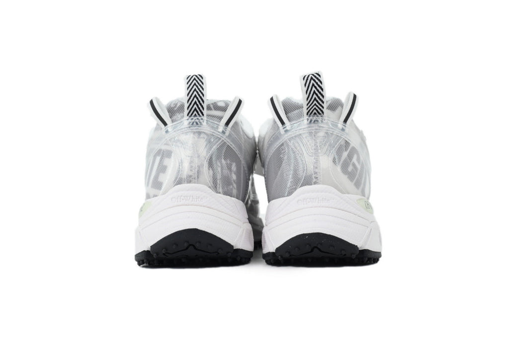 Off-White Be Right Back Women's Men's White & Gray Graphic Chunky Sneakers