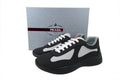 Prada America's Cup Sneakers slip ons womens  prada designer mens shoes Dark gray