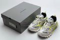 Balenciaga men's shoes Track.2 Sneakers  balenciaga runners White and yellow