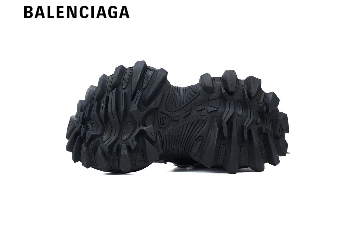 Balenciaga Defender men's shoes  women sneakers Black