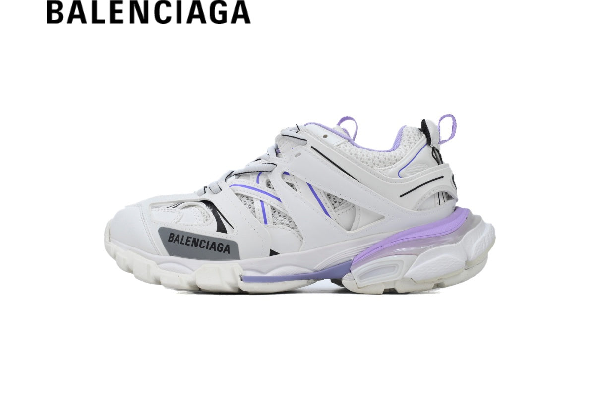 Balenciaga Track men's shoes  women sneakers  White & Purple