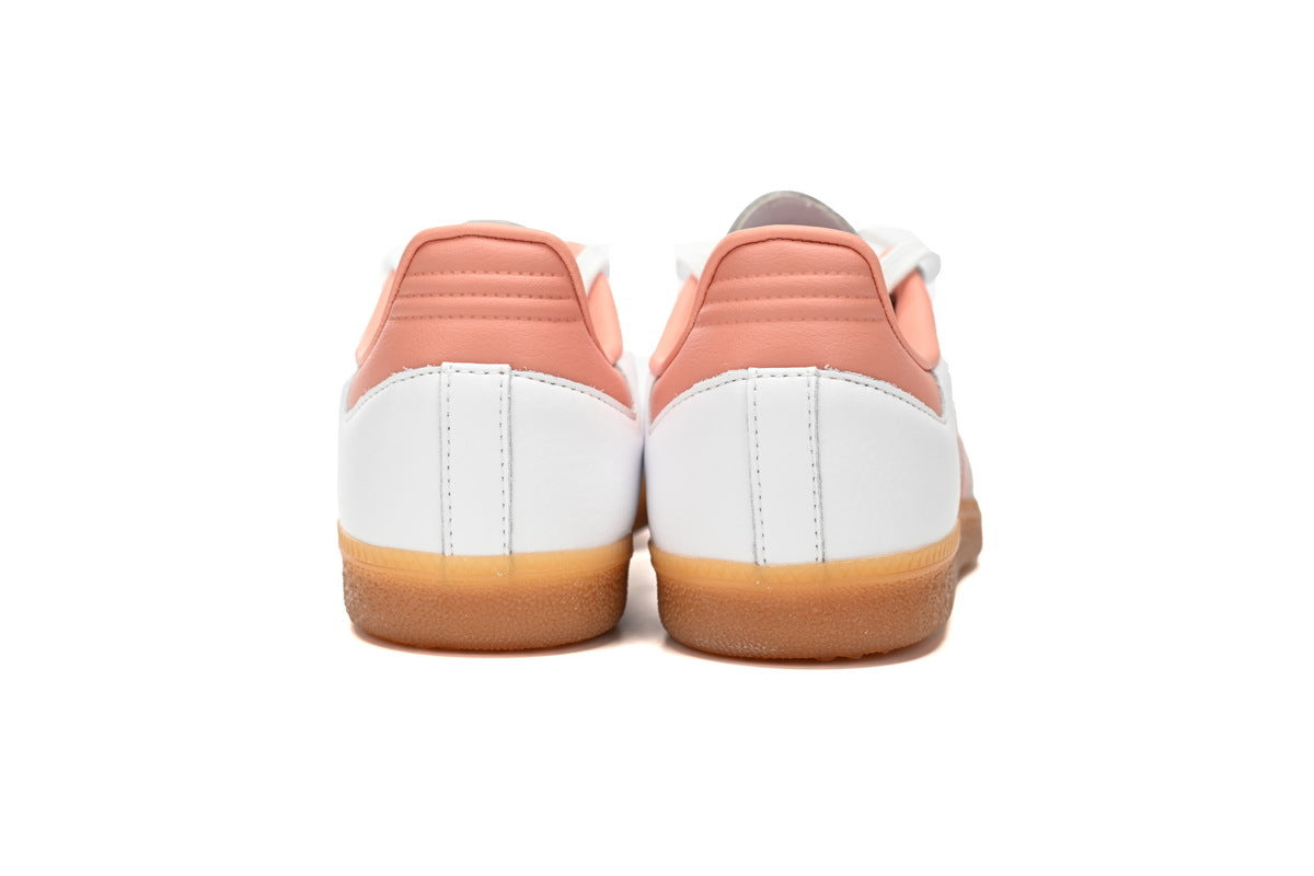 adidas samba  women's shoes  men's samba sneakers adidas samba  white/pink OG – Classic Leather Sneakers