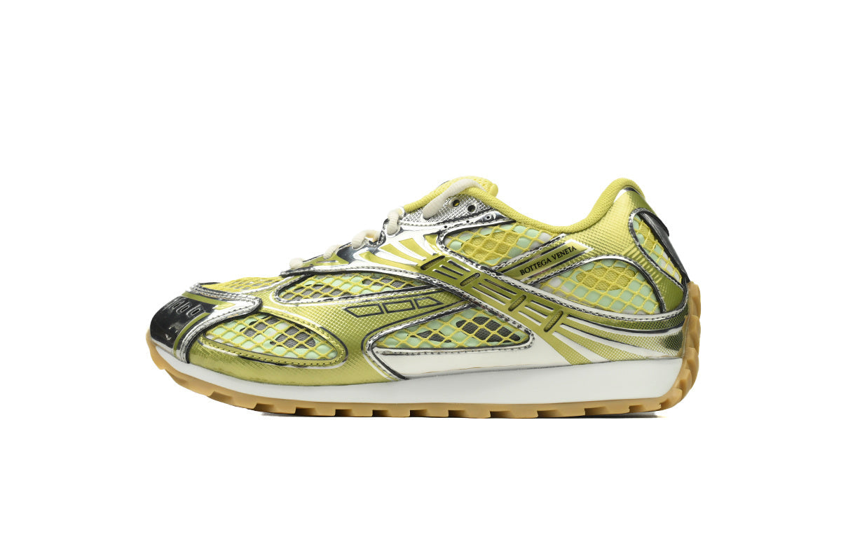 Bottega Veneta dolce manolo blahnik  shoes Orbit Sneakers Silvery-yellow