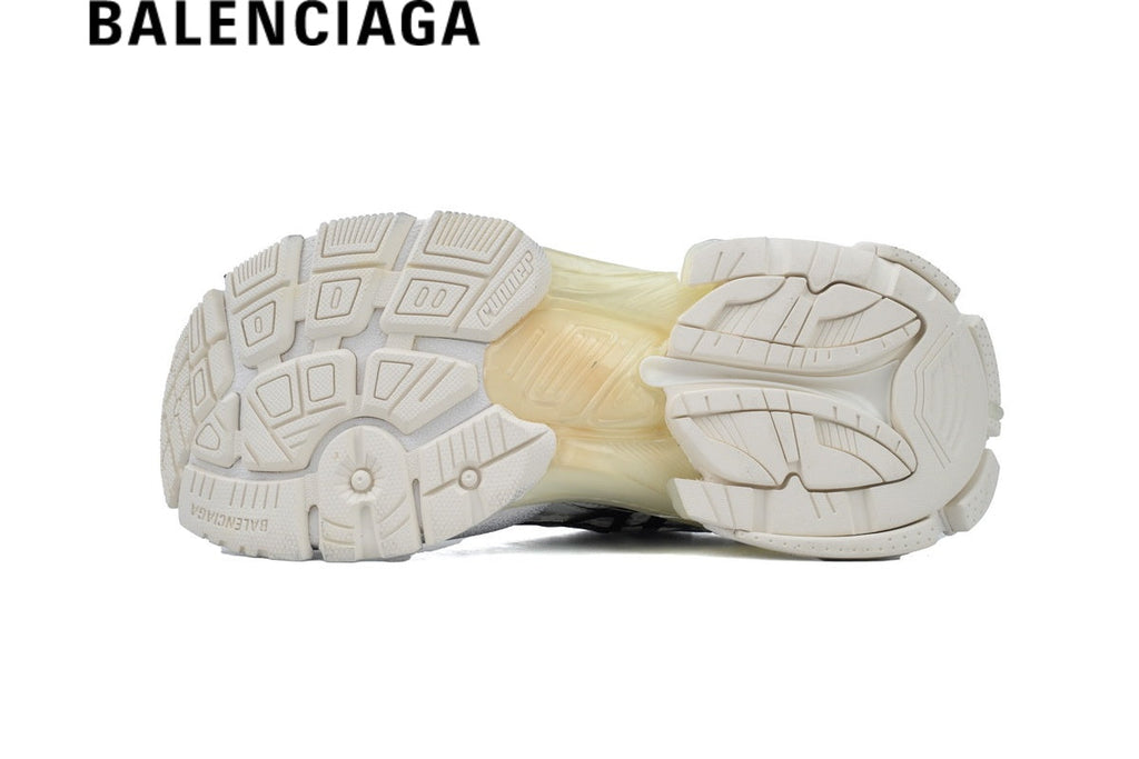 Balenciaga Runner men's shoes  women sneakers– Graffiti White