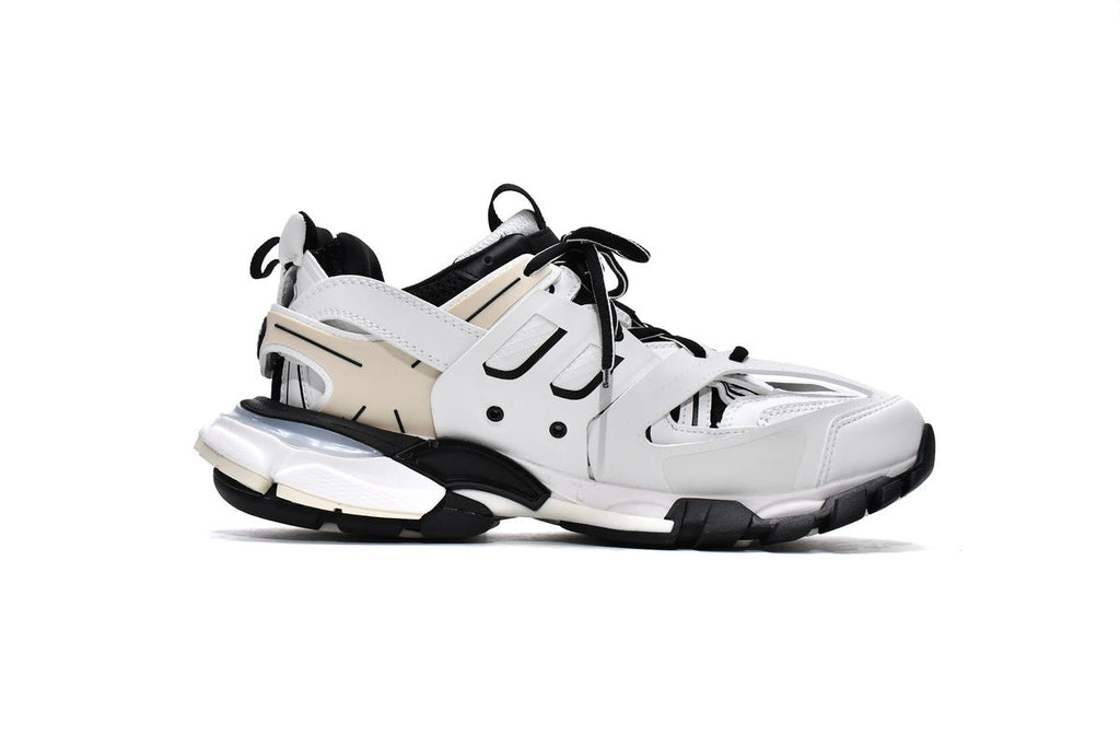 Balenciaga men's shoes Track Sneaker  balenciaga runners  black and White