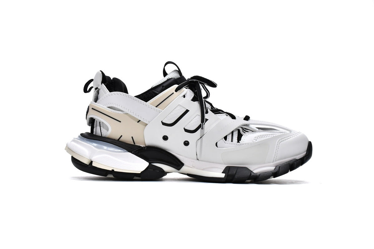 Balenciaga men's shoes Track Sneaker  balenciaga runners  black and White