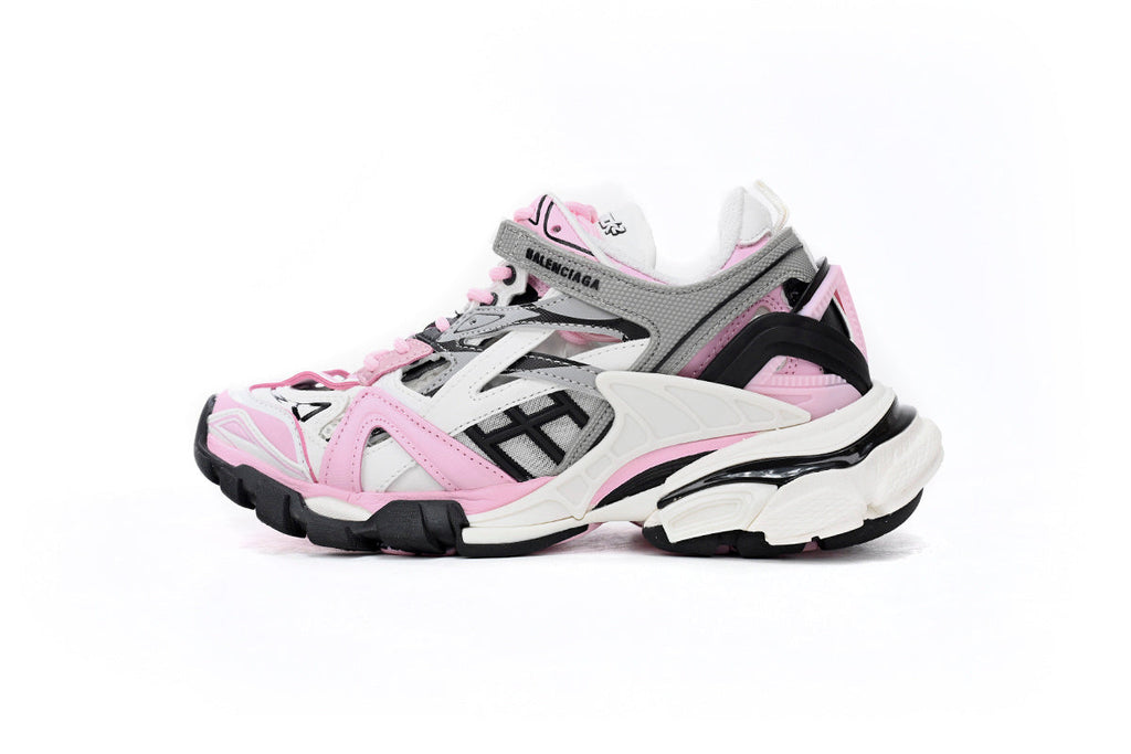 Balenciaga men's shoes  Track.2 Sneakers  balenciaga runners Off-white pink