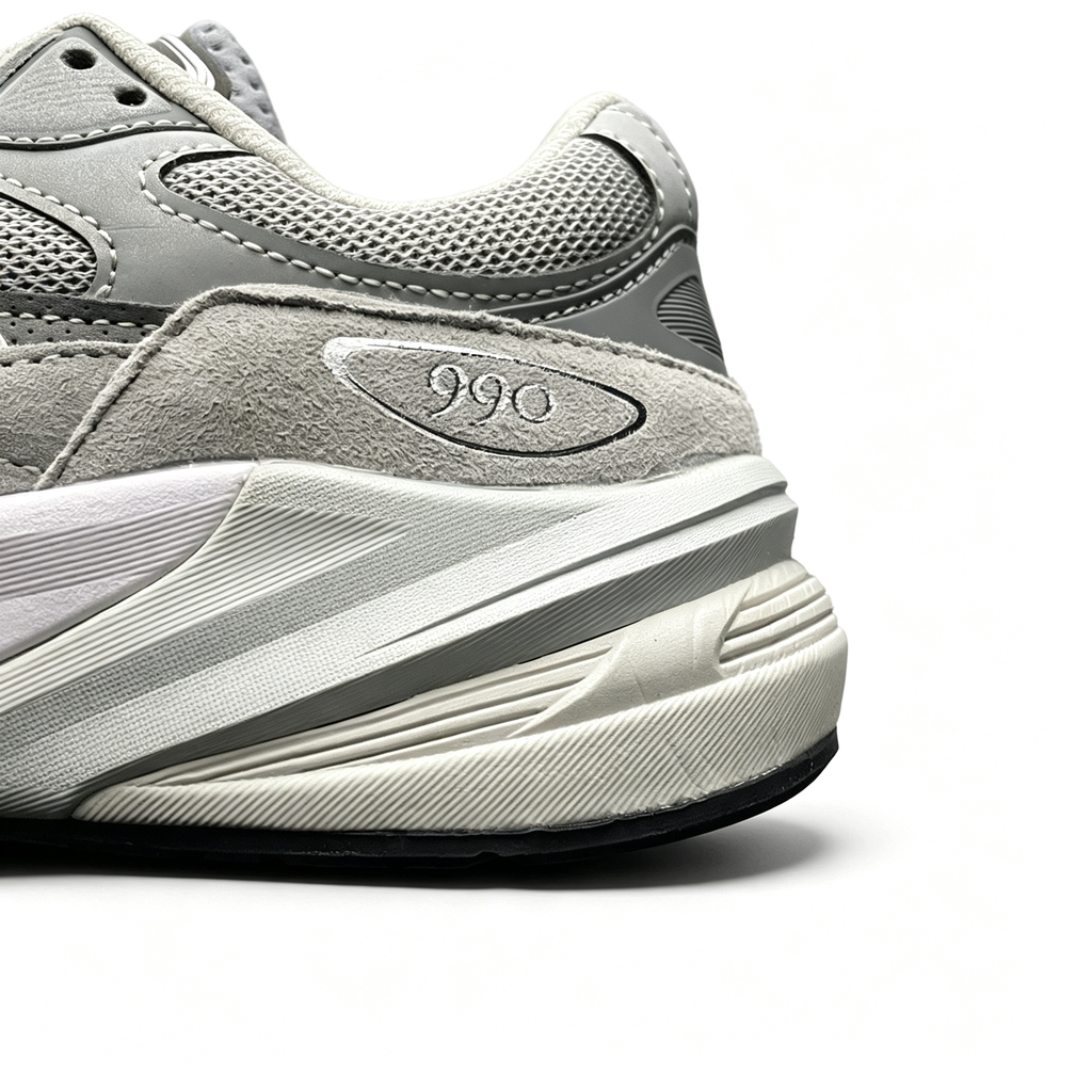 New Balance 990v6 Grey White Women's & Men's Lifestyle Sneakers