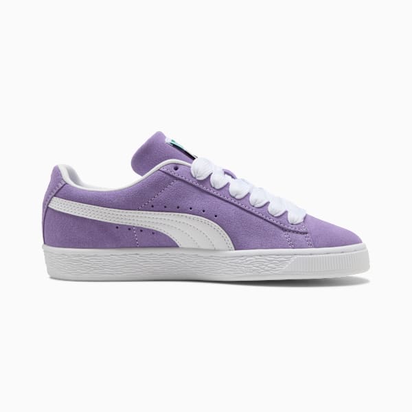 PUMA Suede XL Lavender Purple-White-Gold puma shoes for men  womens shoes  roma shoes