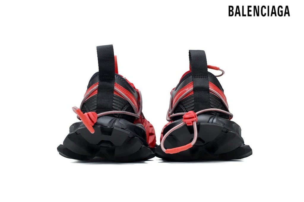 Balenciaga Hike men's shoes  women sneakers Red Black