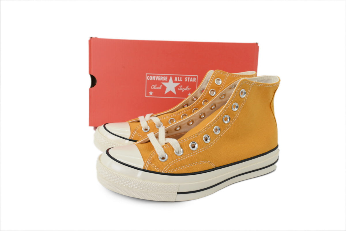 Converse Chuck 70 Women's Men's Shoes | Mustard Yellow High-Top Canvas Sneakers