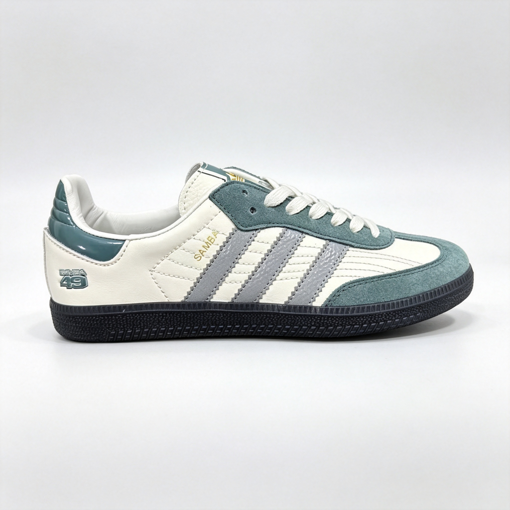 adidas samba  women's shoes  men's samba sneakers adidas samba OG 'Off-White / Green / Grey'