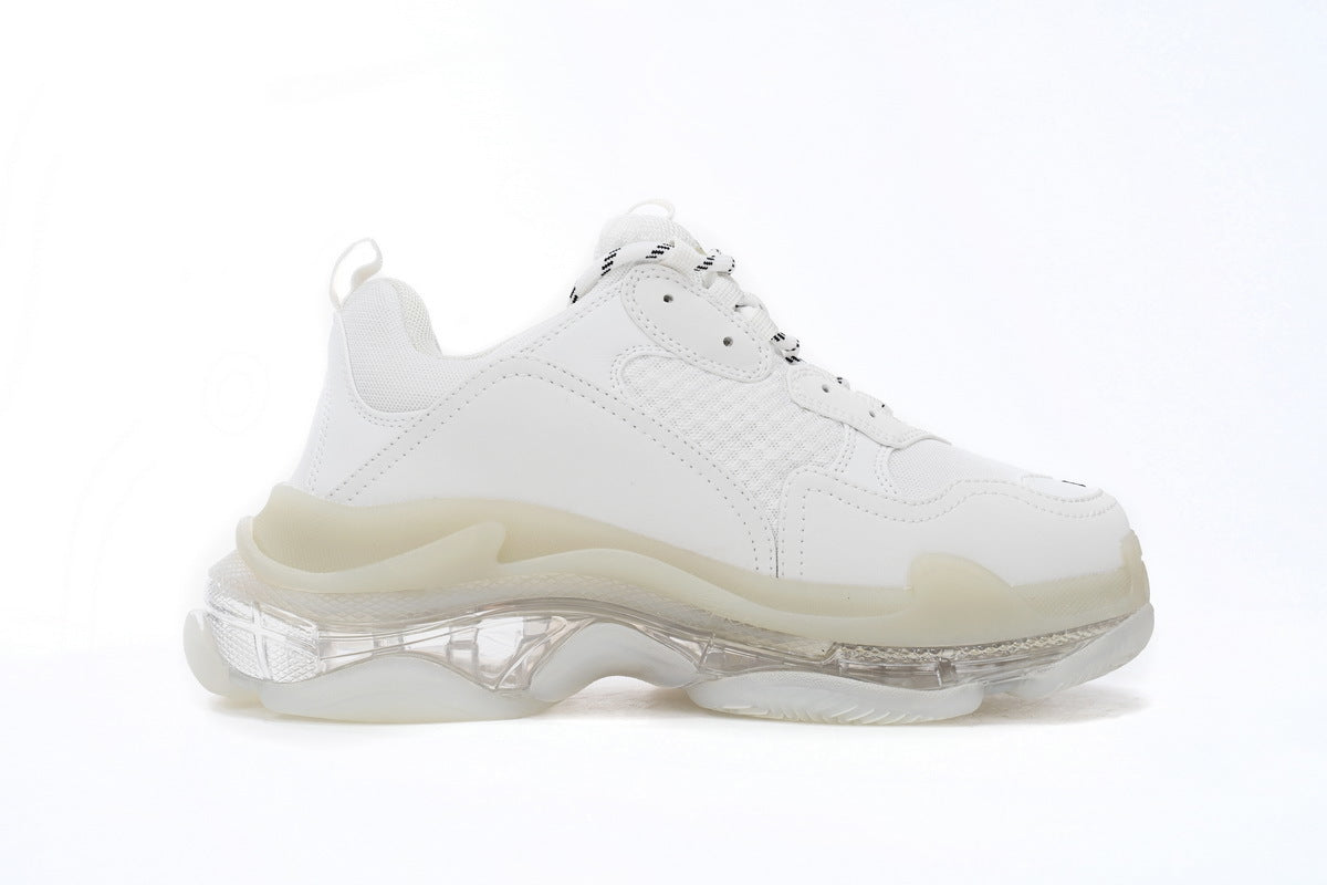 Balenciaga men's shoes Track  Triple S Clear Sole Sneakers   balenciaga runners White