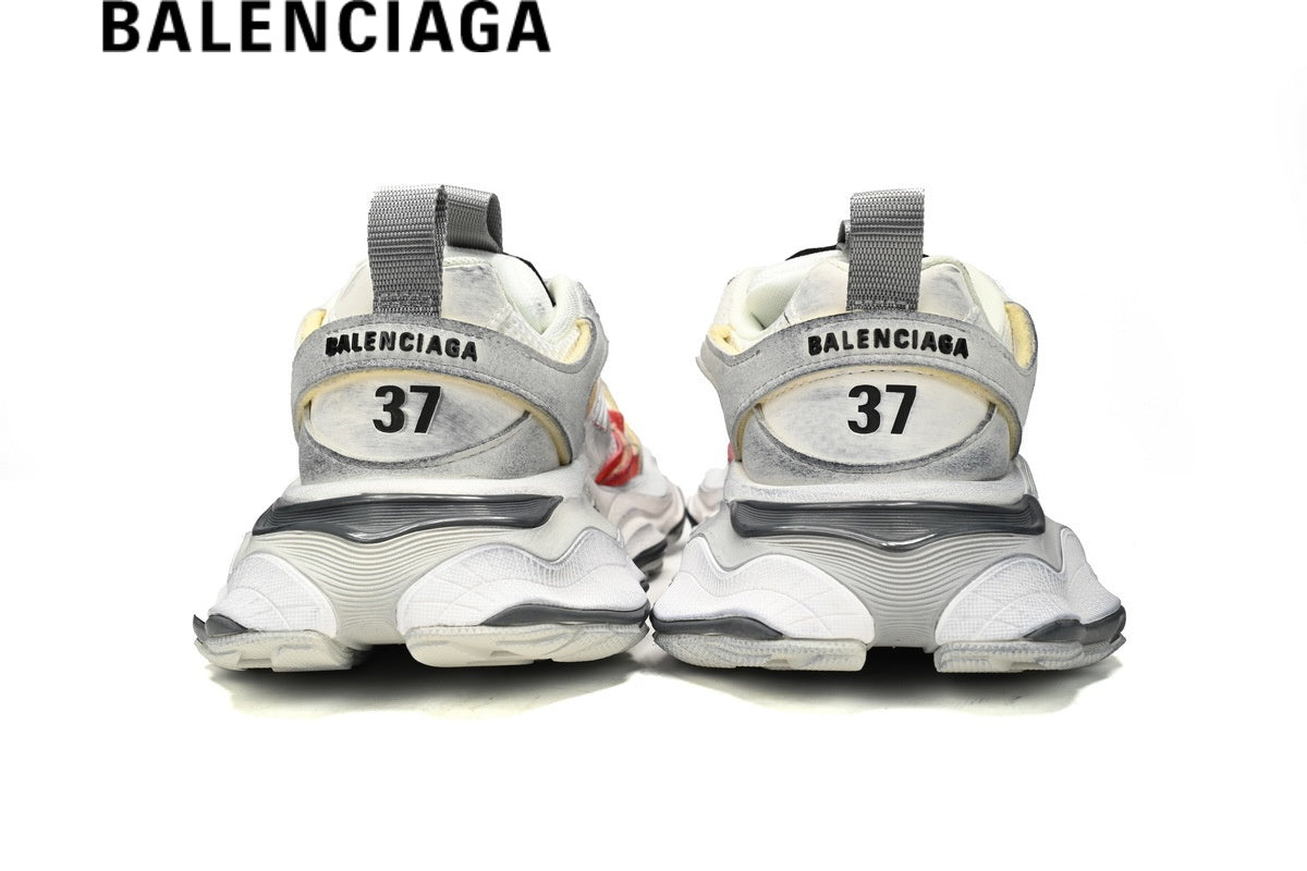 Balenciaga Cargo men's shoes  women sneakers White Red