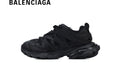 Balenciaga Track men's shoes  women sneakers in All Black