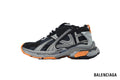 Balenciaga Runner men's shoes  women sneakers – Dark Grey & Orange
