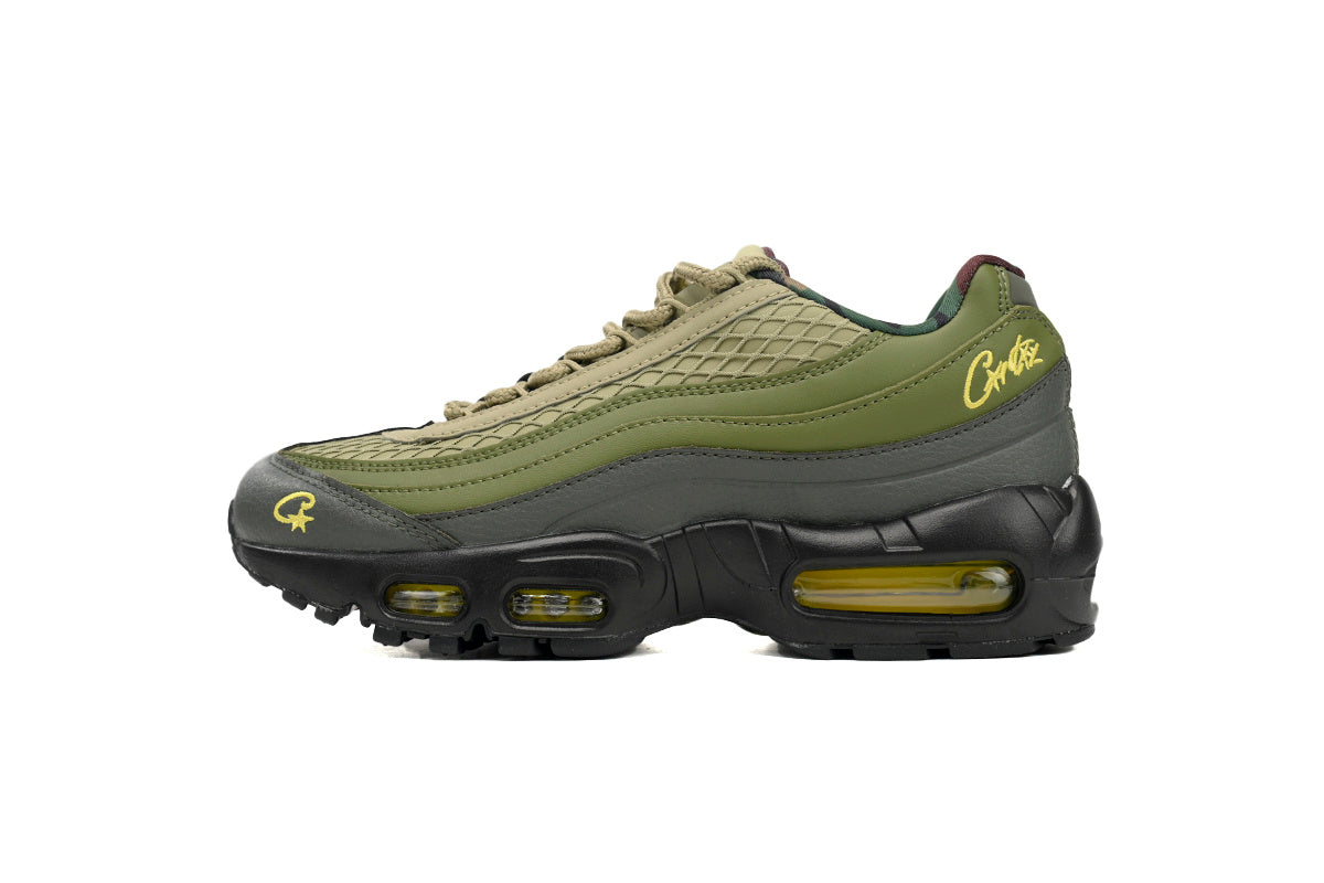 Nike Air Max 95 Women's & Men's Sneakers - Olive Green / Black / Yellow