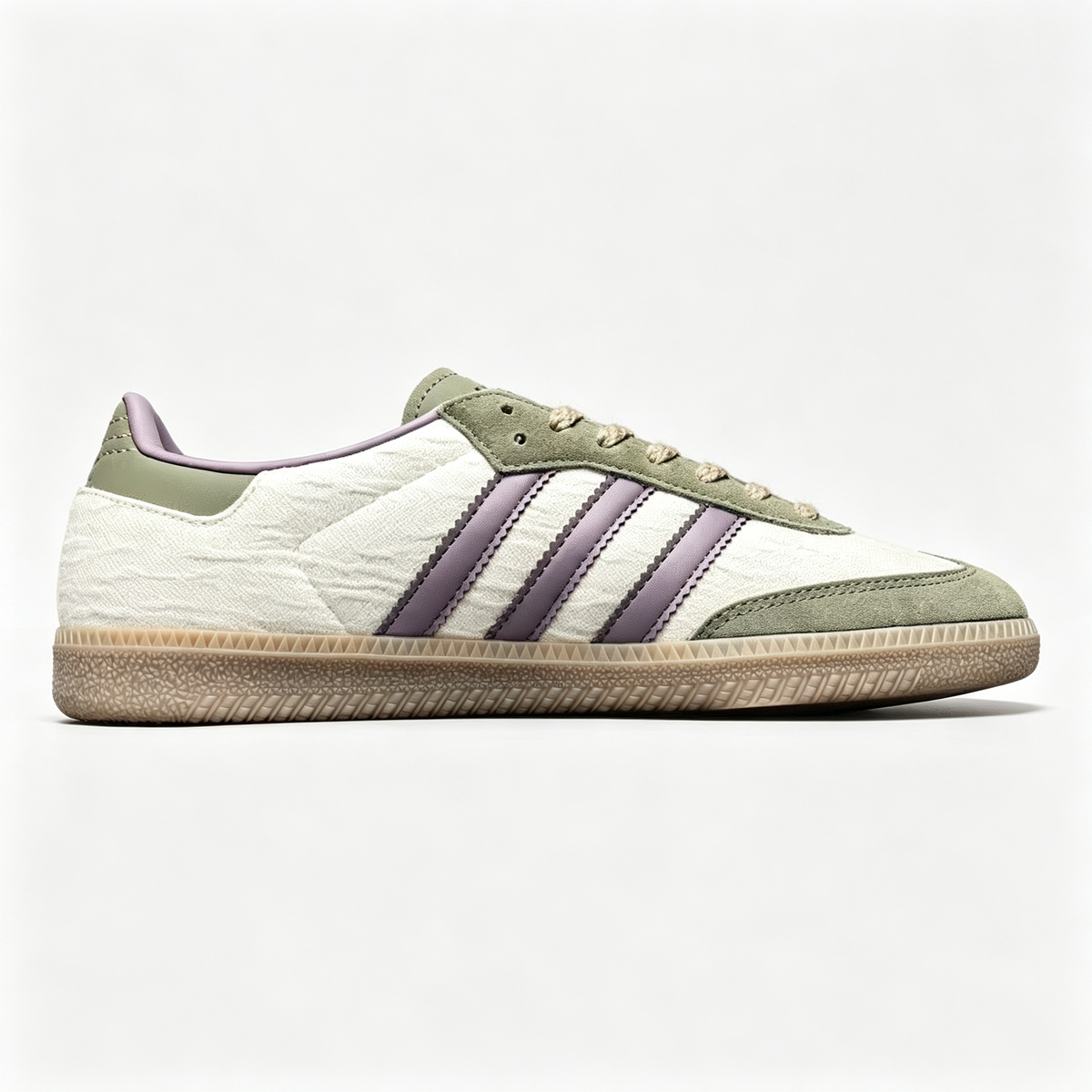 adidas samba  women's shoes  men's samba sneakers adidas samba Off-White / Green / Lavender / Gum