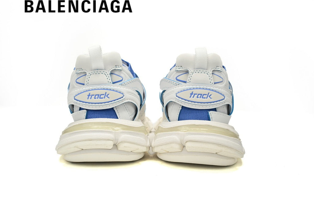 Balenciaga Track men's shoes  women sneakers Sandal White Blue