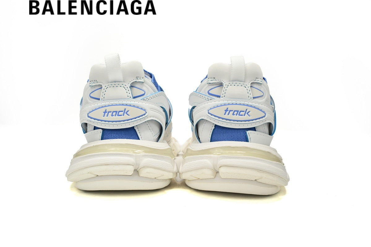 Balenciaga Track men's shoes  women sneakers Sandal White Blue