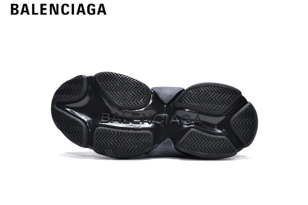 Balenciaga Triple S men's shoes  women sneakers — Full Black