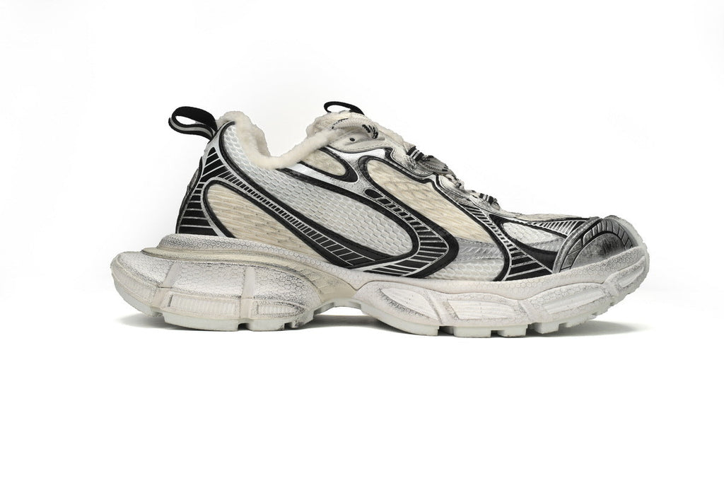 Balenciaga 3XL men's shoes Track Sneaker – Low-Top Chunky Sole balenciaga runners Golden Champagne