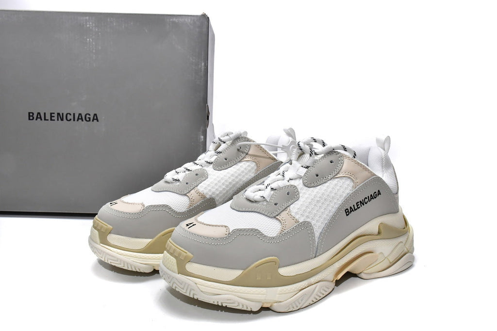 Balenciaga men's shoes Track Sneaker  Triple S Sneakers balenciaga runners White