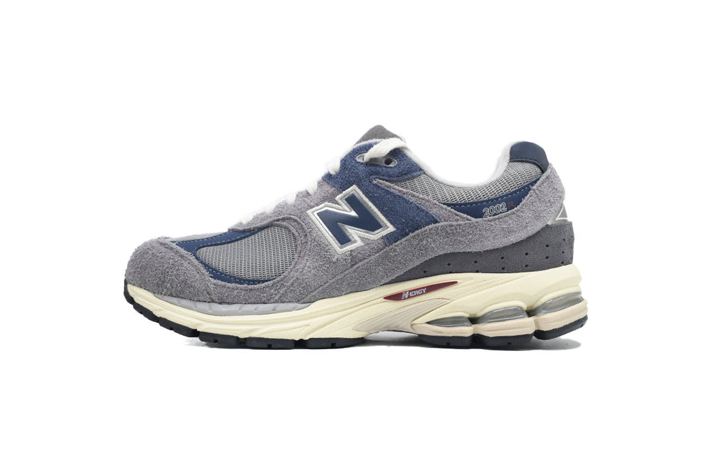 New Balance 2002R Women's & Men's Grey & Navy Textured Retro Sneakers
