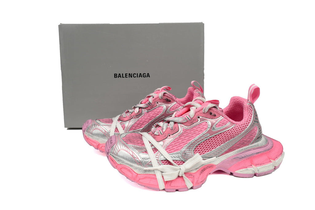 Balenciaga 3XL men's shoes Track Sneaker – Low-Top Chunky Sole balenciaga runners pink