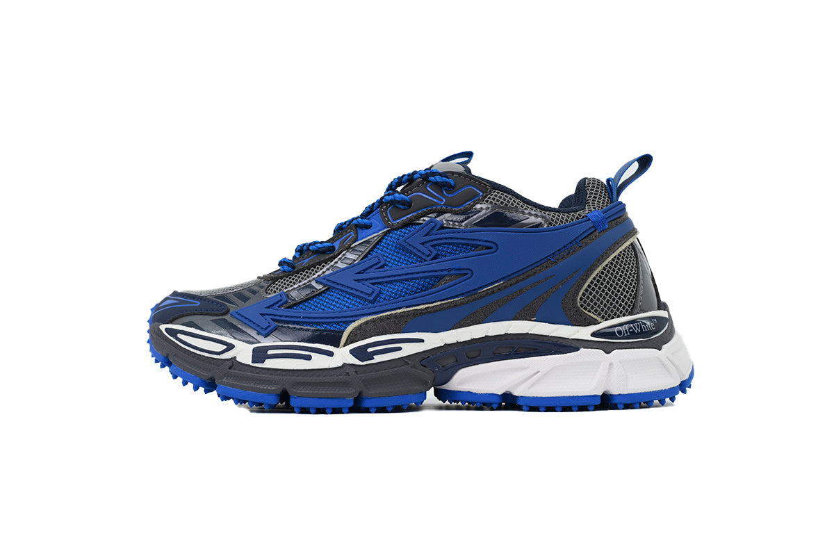 Off-White Be Right Back Women's Men's Royal Blue & Gray Chunky Sneakers