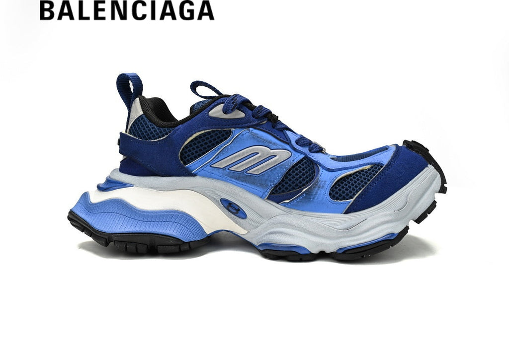 Balenciaga Cargo men's shoes  women sneakers Blue