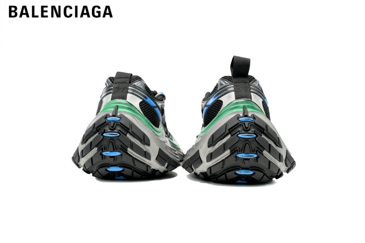 Balenciaga 10XL men's shoes  women sneakers — White / Silver