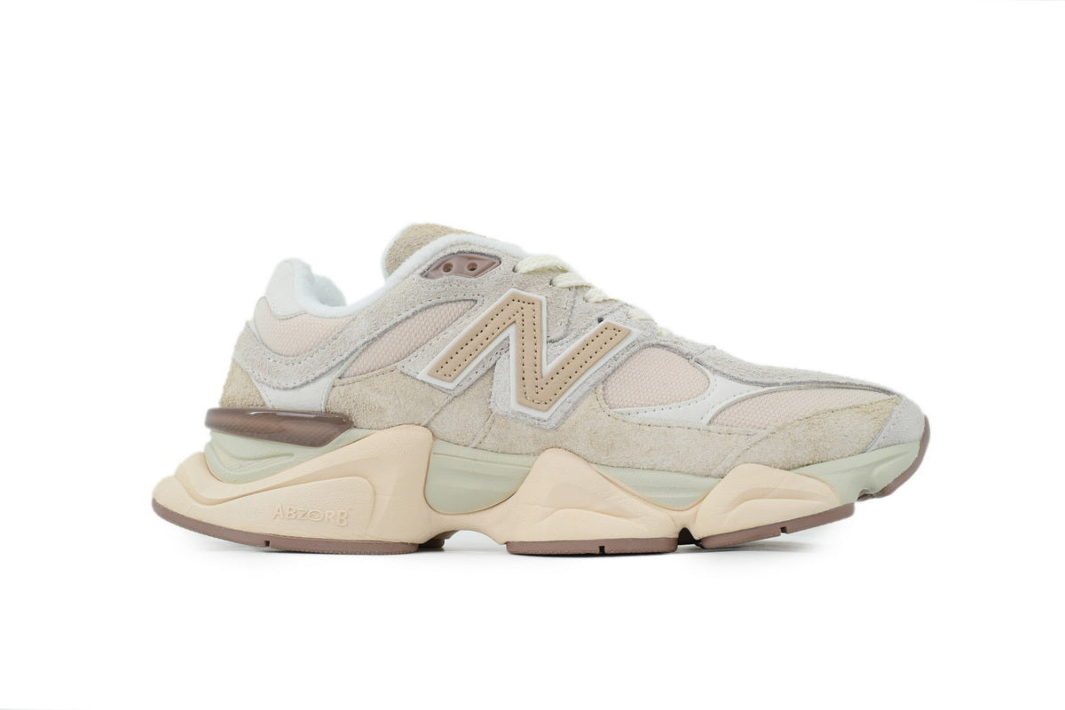 New Balance 9060 Women's & Men's Ivory & Beige Chunky Retro Sneakers