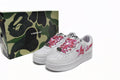 A BATHING APE BAPE STA White & Pink Camo Sneakers | Women's & Men's Skate-Inspired Shoes